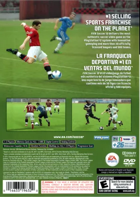 FIFA Soccer 12 box cover back